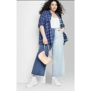 Wild Fable Womens Jeans Sz 6 28.5” Wide Leg Highest Rise NWT NEW